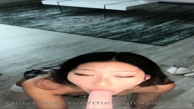 Schoolgirl Aeries Steele's POV Dildo Blowjob