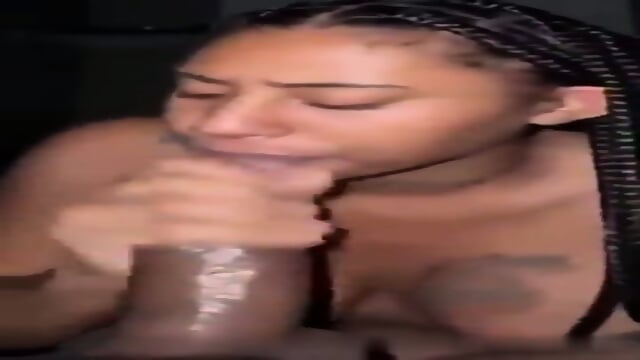 Spanish bitch giving neck
