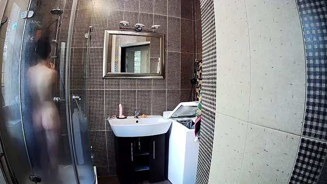 Hot Petite Girl Stella Taking A Shower