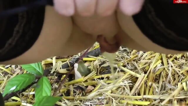 tina nylon-piss am auto