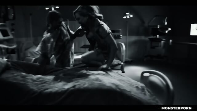 Extreme Parasite Lesbian Horror - Melody Marks & Blake Blossom in Hardcore Monster Sex Scene