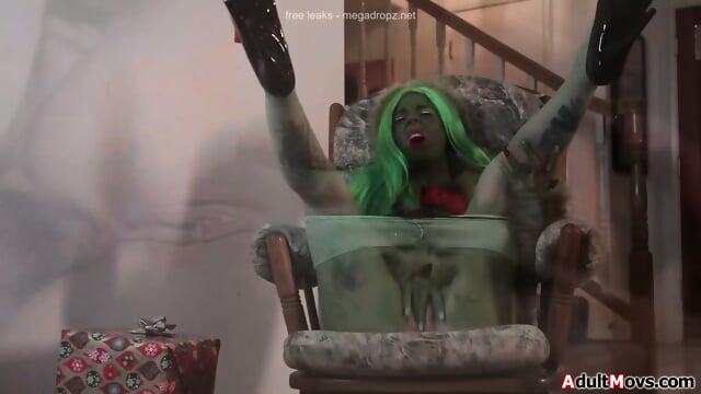 The Grinch Joanna Angel Rubs Herself While Watching Alby Rydes Having Sex