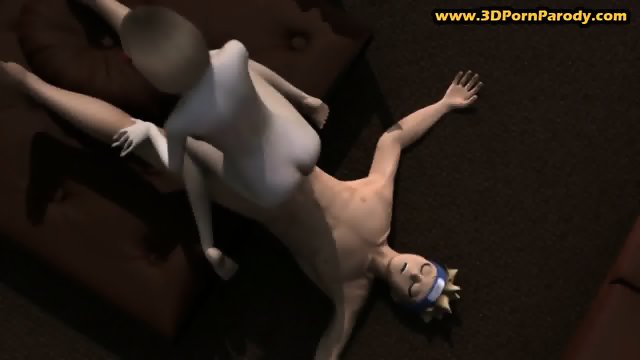 Naruto hard bangs in his apartment