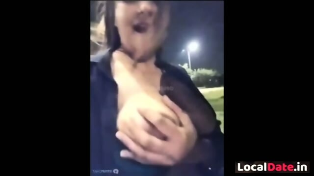 Desi MILF Monika Outdoor Vibrator Fun on Pussy and Boobs