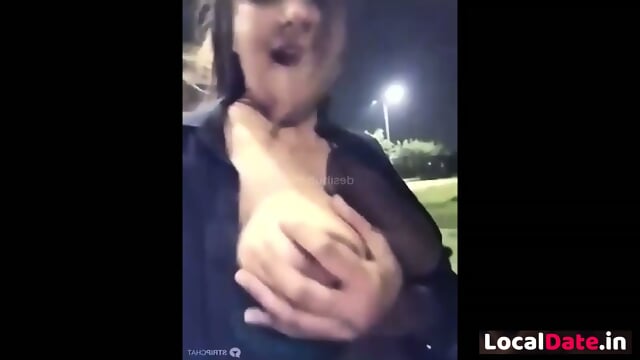 Desi MILF Monika Outdoor Vibrator Fun on Pussy and Boobs