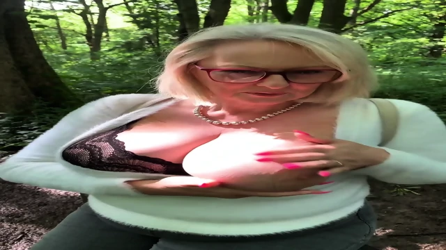 My Girlfriend's Grandmother Flashes Her Huge Boobs In Public