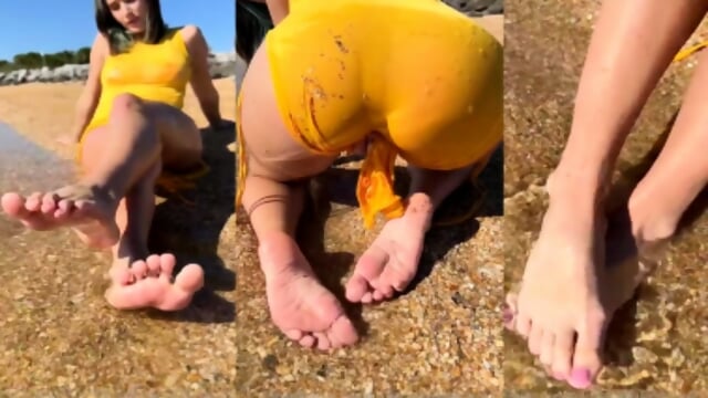 n@t@lie roush feet te@se on be@ch ppv video le@k