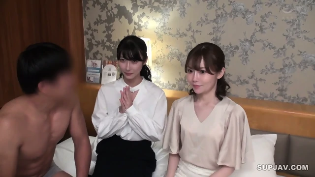 2 Cute Japanese Girls In A Threesome. Both Nice Body