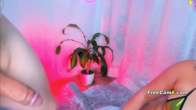 Girl Slobbers All Over Hard Cock