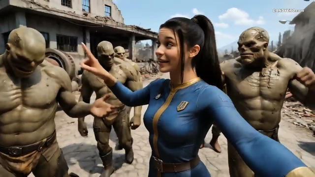 Virgin Vault Girls AI Generated Get Fucked With Mutans