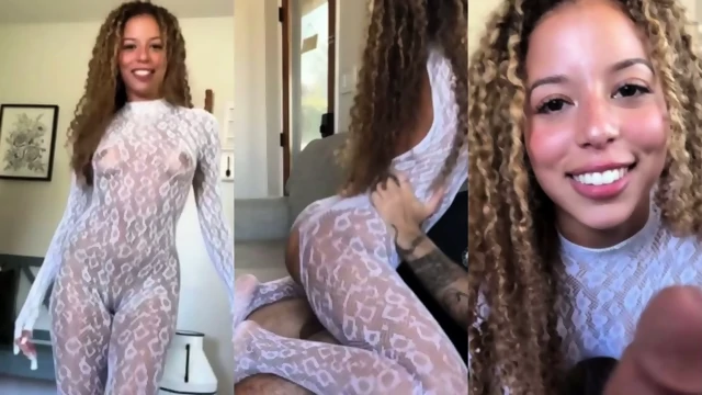 Tight Lightskin In Bodysuit