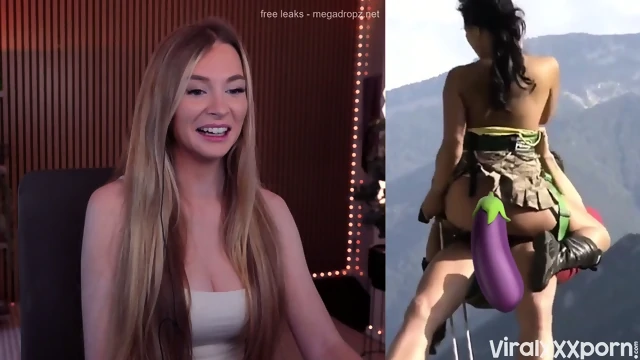 Bebahan Blonde Girl React to gets wild at the sex dungeon in this steamy video