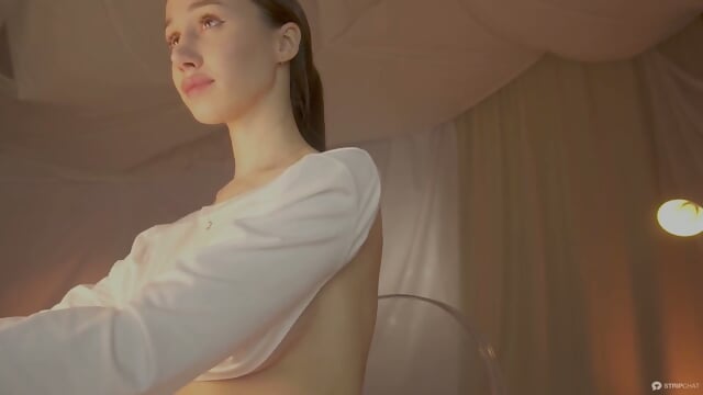 Beautiful girl strip...