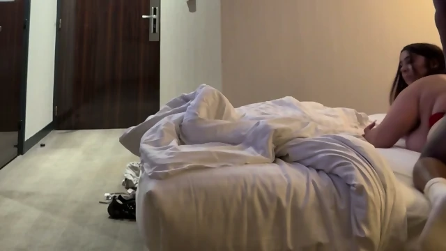 Arabian woman cheating in hotel & abdobbc