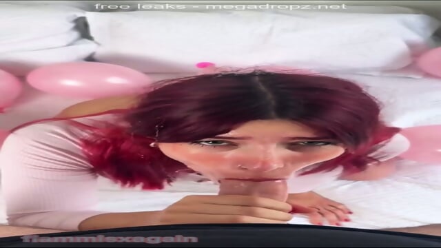 Birthday Girl FiammiSxagain Shows Off Her Oral Skills