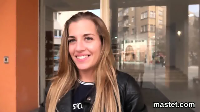 Horny czech teen opens up her narrow vulva to the unusual