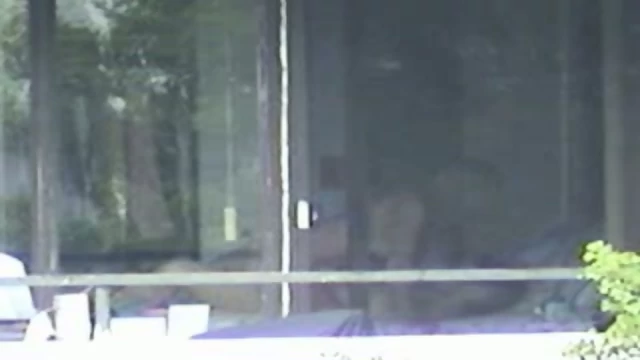 Voyeur recorded neighboors fucking in front of the window