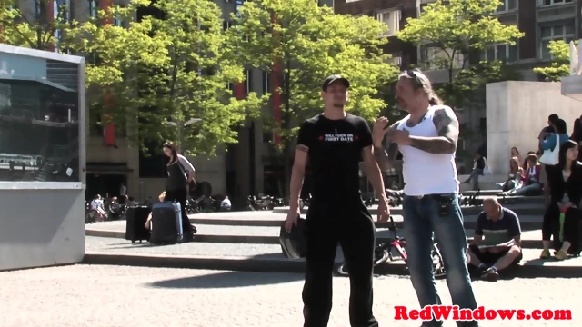 Orally pleasured euro hooker gets doggystyled