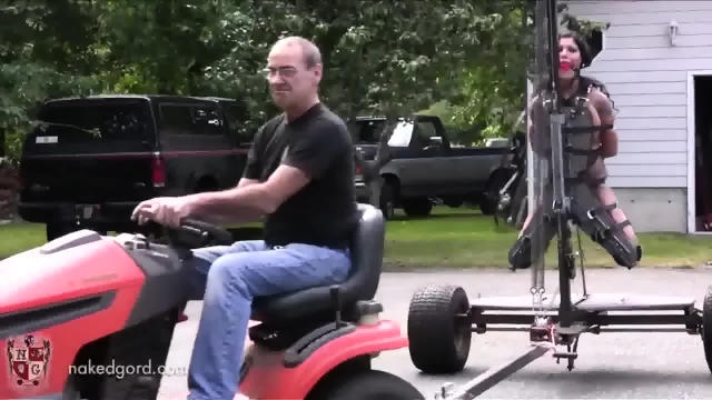 Tied Bitch As A Trophy