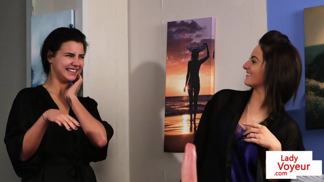 Massage babes instruct sub client to strip