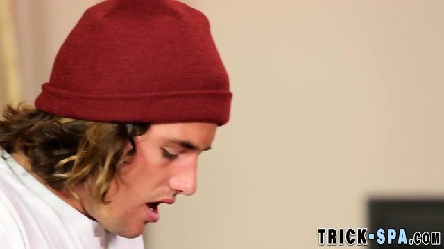 Massaged teen gets railed