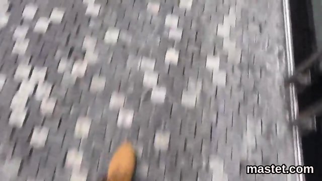 Naughty czech chick stretches her juicy honey pot to the strange