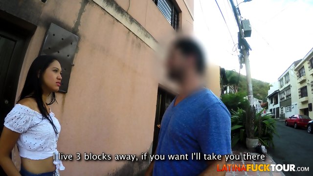 Picking Up a Hot Latina and Fucking Her Face