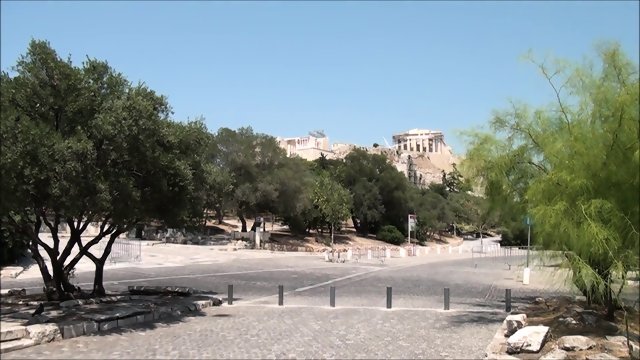 Glimpse of the Acropolis Greece