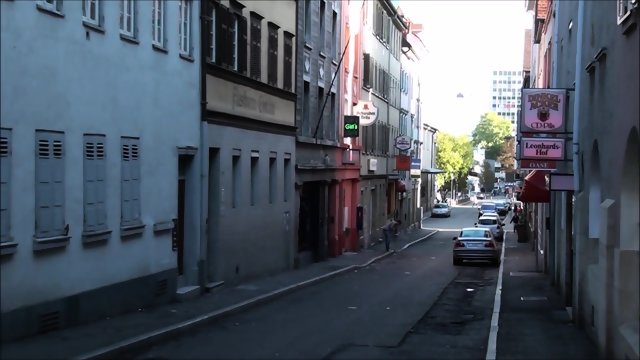Redlight District in LeonhardstraÃÅ¸e Stuttgart Germany