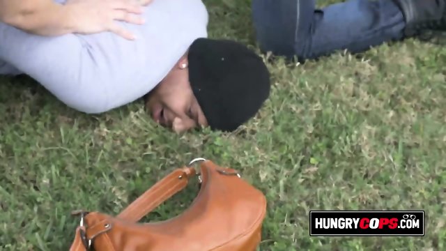 Black thief with a big dick breaking into some white asses