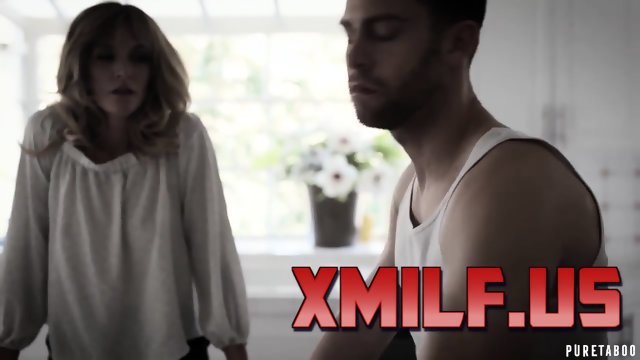 Horny MILF joins in a hot 3some with stepson and gf by