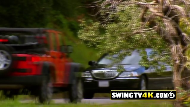 Pool party with amateur couples turns into a big orgy after horny couples start fucking all over.