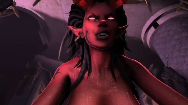 Busty 3D Redhead Fucked Hard by a Zombie Horror Anal