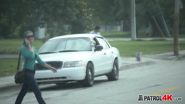 Horny milfs dressed as police officers enjoy getting into the hood looking for black dudes to fuck.
