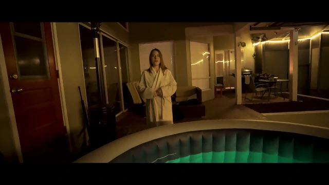 Naked hot tub with stepdaughter and wife