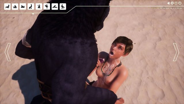 [MMD R-18] Sexy Nerdy Gets Groped and Creamed by Demon