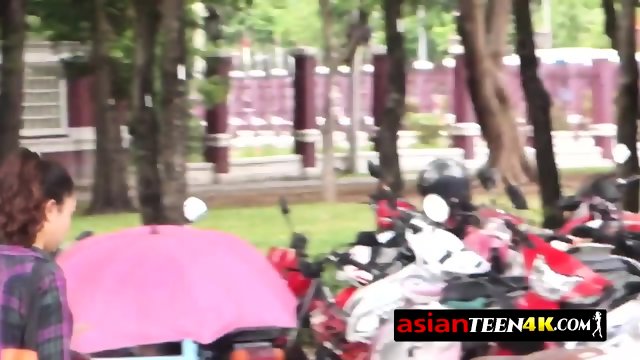 Horny Asian Teen is having sex for money with thishot sex tourist.