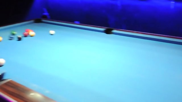 Phaedra lost at pool and now she has to deep throat his prick and be a good loser ,take this dick.