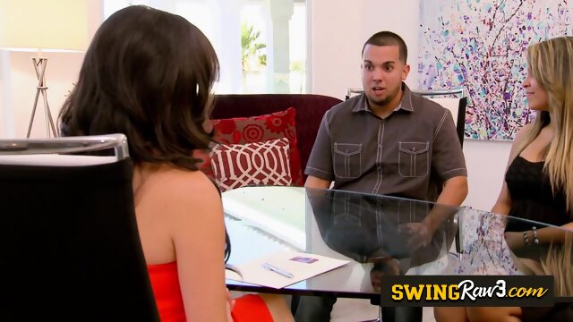 The Swing House have lusty and sexy games for these horny couples to play.