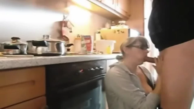 Fucking In The Kitchen While Preparing A Launch