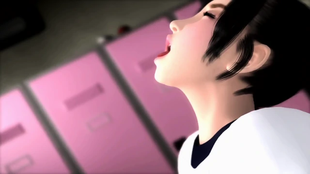 Busty brunette anime huge boobs with 1 guys