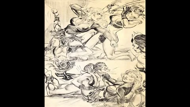 Amazons Dominate In Mixed Wrestling Lesbian Wrestling Art Comics