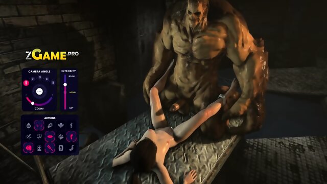 Sex Cute magician enjoy summon monster