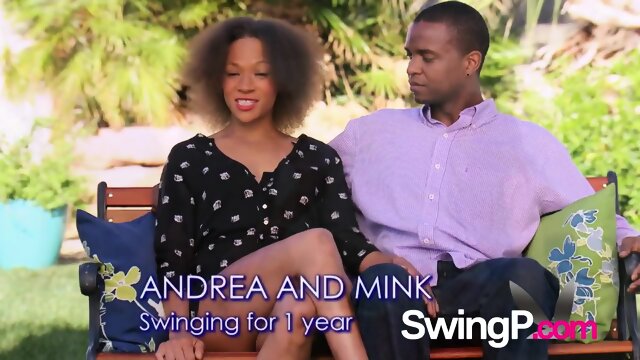 Newbie swinger couple joins the wild and fancy Swing Mansion.