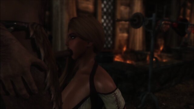 Sexy whore blonde takes monster black dicks in tongue and pussy