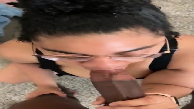 Lil slut broke quarantine to come suck some BBC