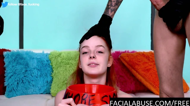 Broken 18 year old throat fucked