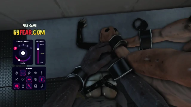 Lustful Brunette Teen Horsecock Bondage