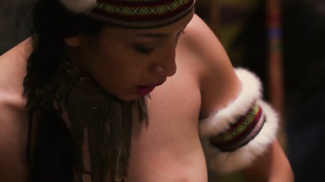 Nasty Peter Pan drilling two Indian babes with hairy cunts