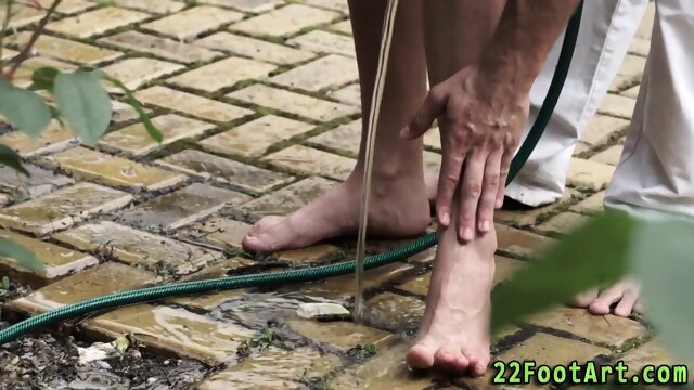 Footjob giving redhead gets banged and jerks